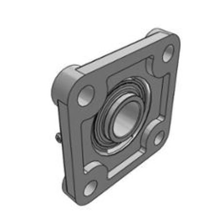 4 Hole Flange Bearing Unit, UCF 205-16, 25.4mm ID