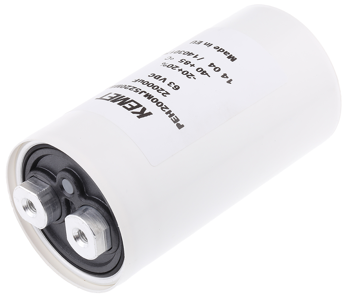 KEMET 22000μF Aluminium Electrolytic Capacitor 63V dc, Stud Mount - PEH200MJ5220MB2