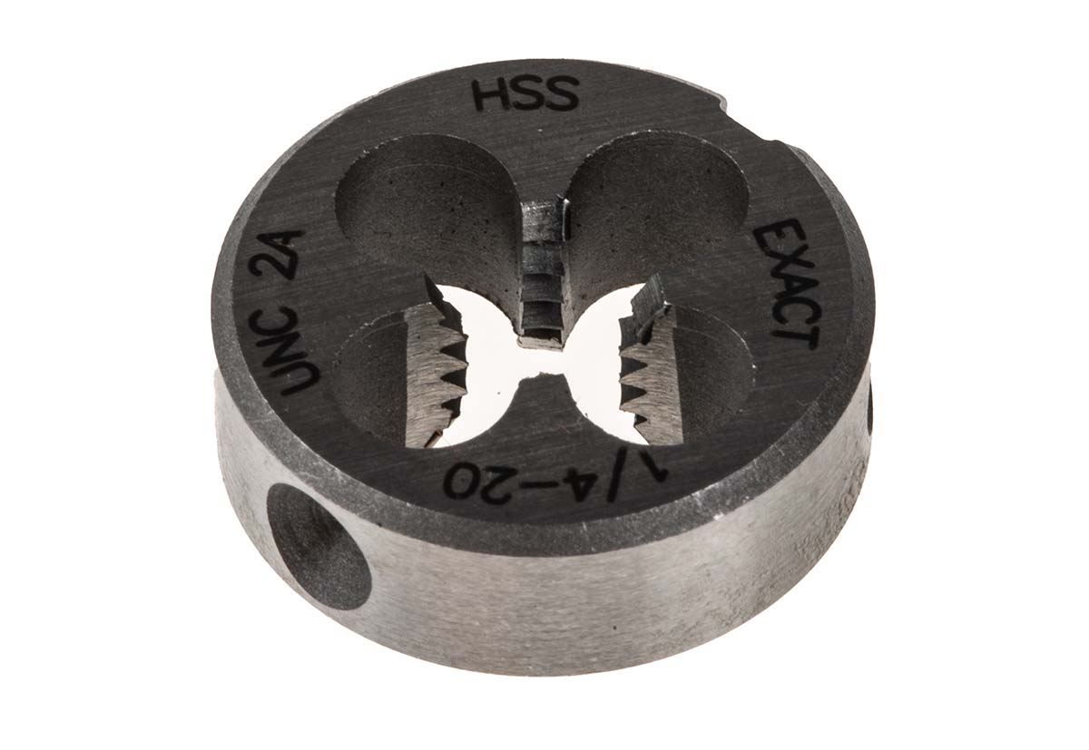 EXACT Thread Die, 1/4-20, 20mm od