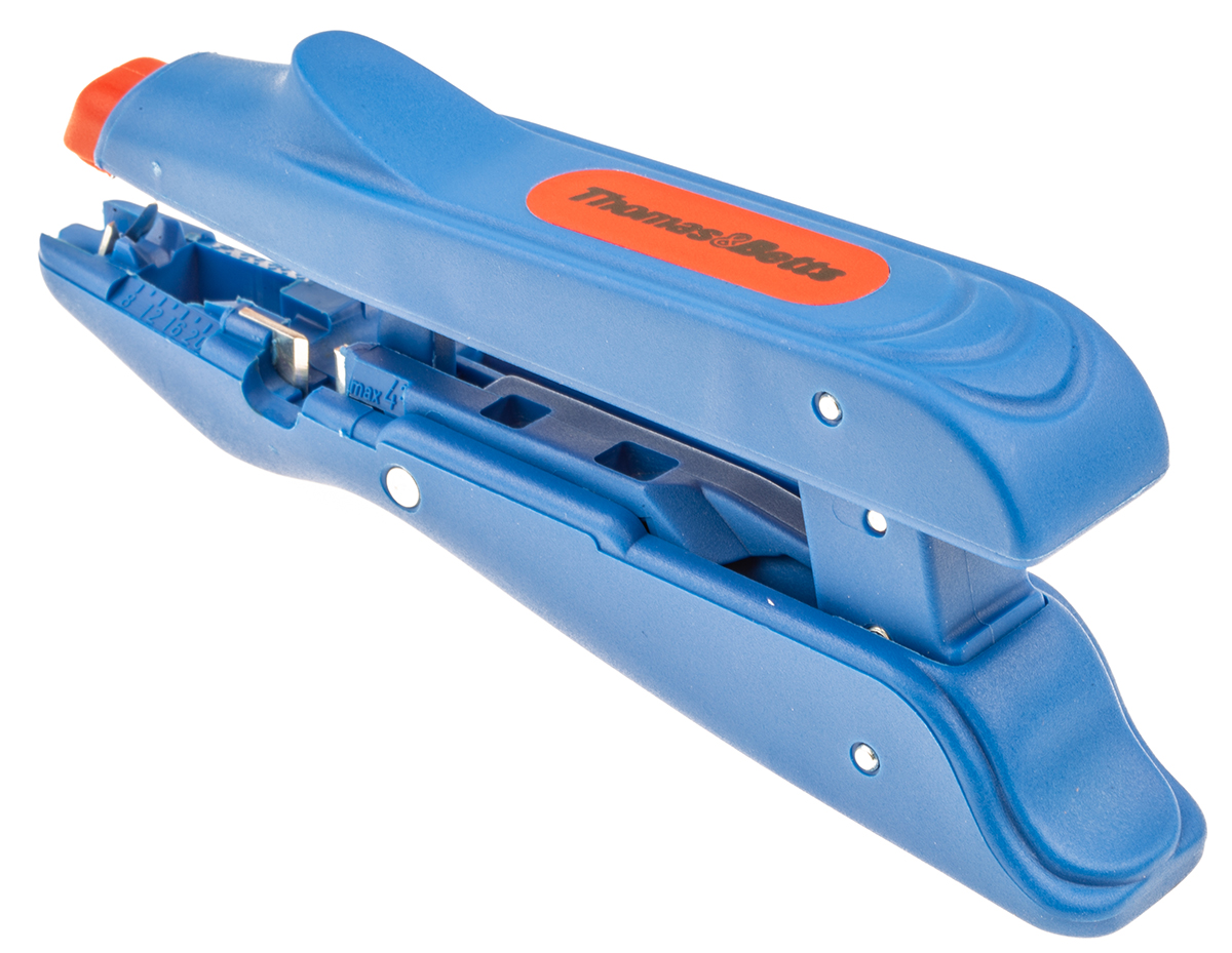 Thomas & Betts Mini Dual Crimper And Stripper Wire Stripper, 0.5mm Min, 0.6mm Max