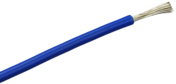 RS PRO Blue 2.5mm² Hook Up Wire, 462/0.08 mm, 5m, Silicone Rubber Insulation