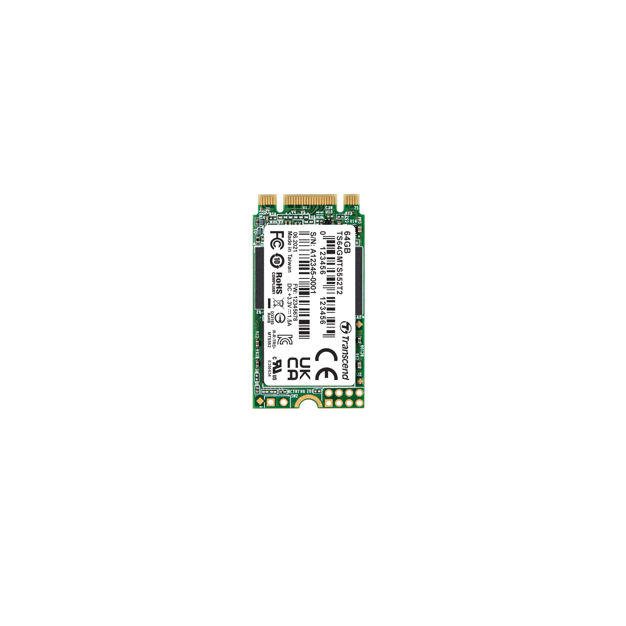 Transcend MTS552T2 M.2 Internal SSD