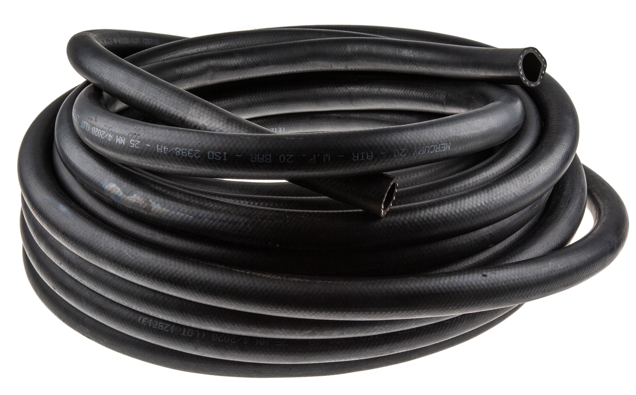 RS PRO NBR, Hose Pipe, 25mm ID, 36mm OD, Black, 25m