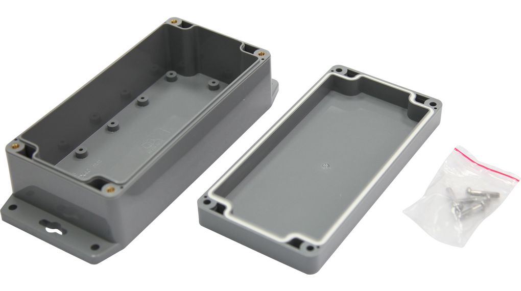 RND RND 455 ABS PCB Mounting Enclosure, 160 x 73.6 x 15mm