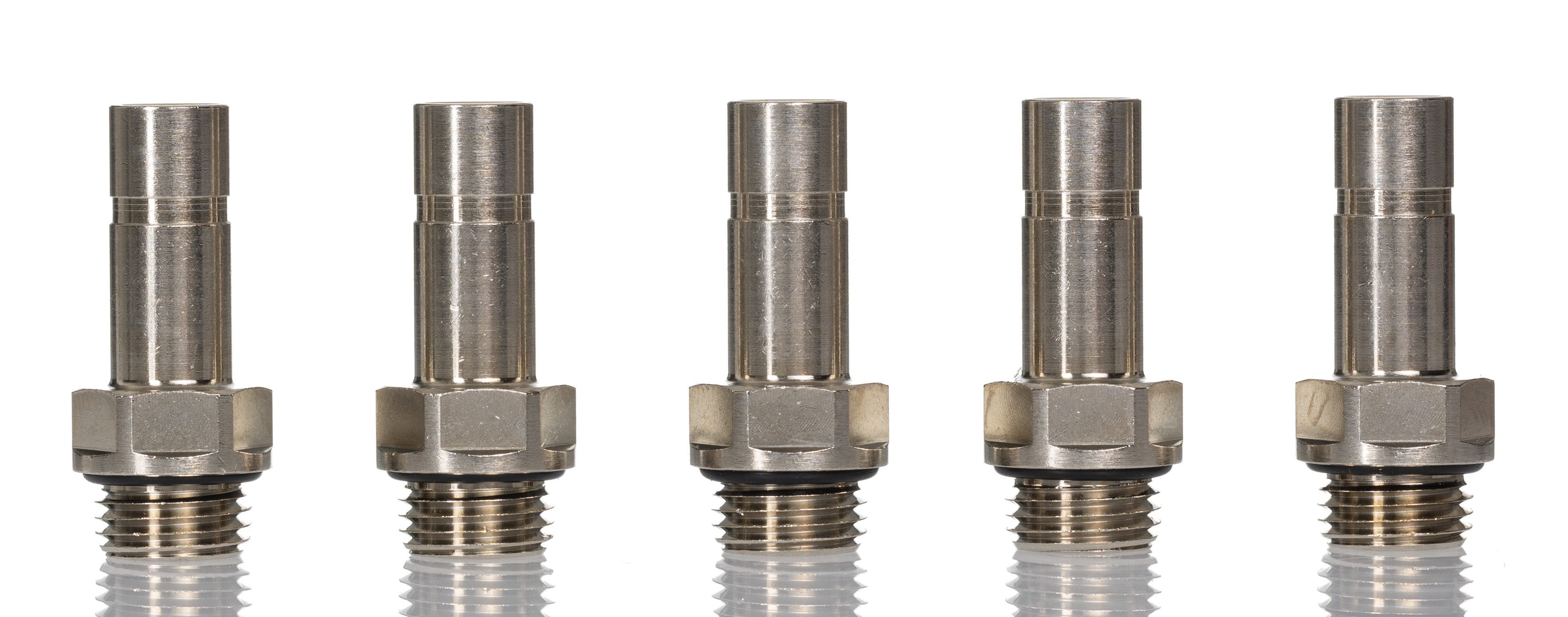 Norgren PNEUFIT 10 Series Straight Threaded Adaptor, G 1/4 Male to Push In 10 mm, Threaded-to-Tube Connection Style