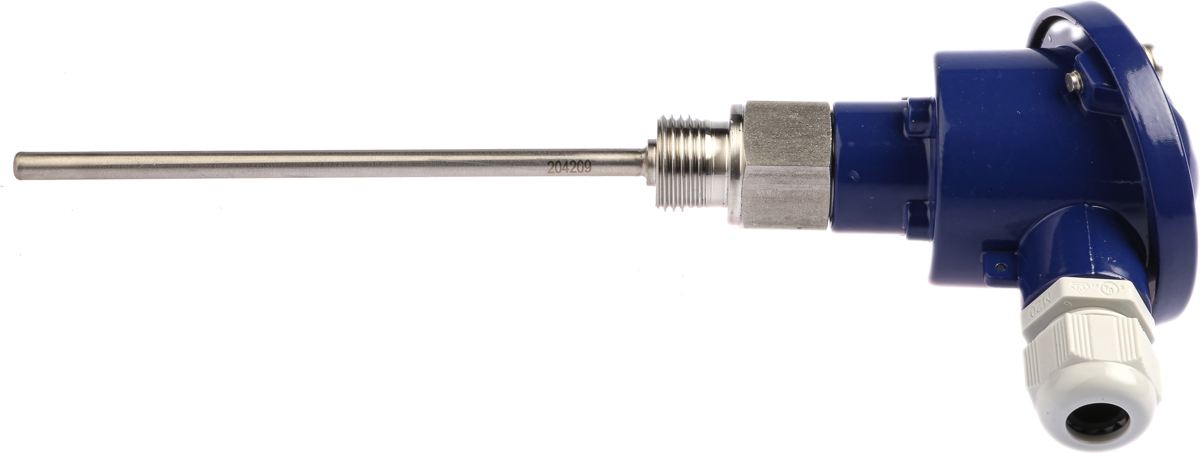 Jumo PT100 RTD Sensor, 6mm Dia, 150mm Long, 3 Wire, G1/2, Class B +400°C Max