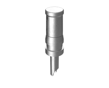 Amphenol Communications Solutions, DW Series, Male Crimp D-sub Connector Contact, Gold over Nickel Power, 8 → 10