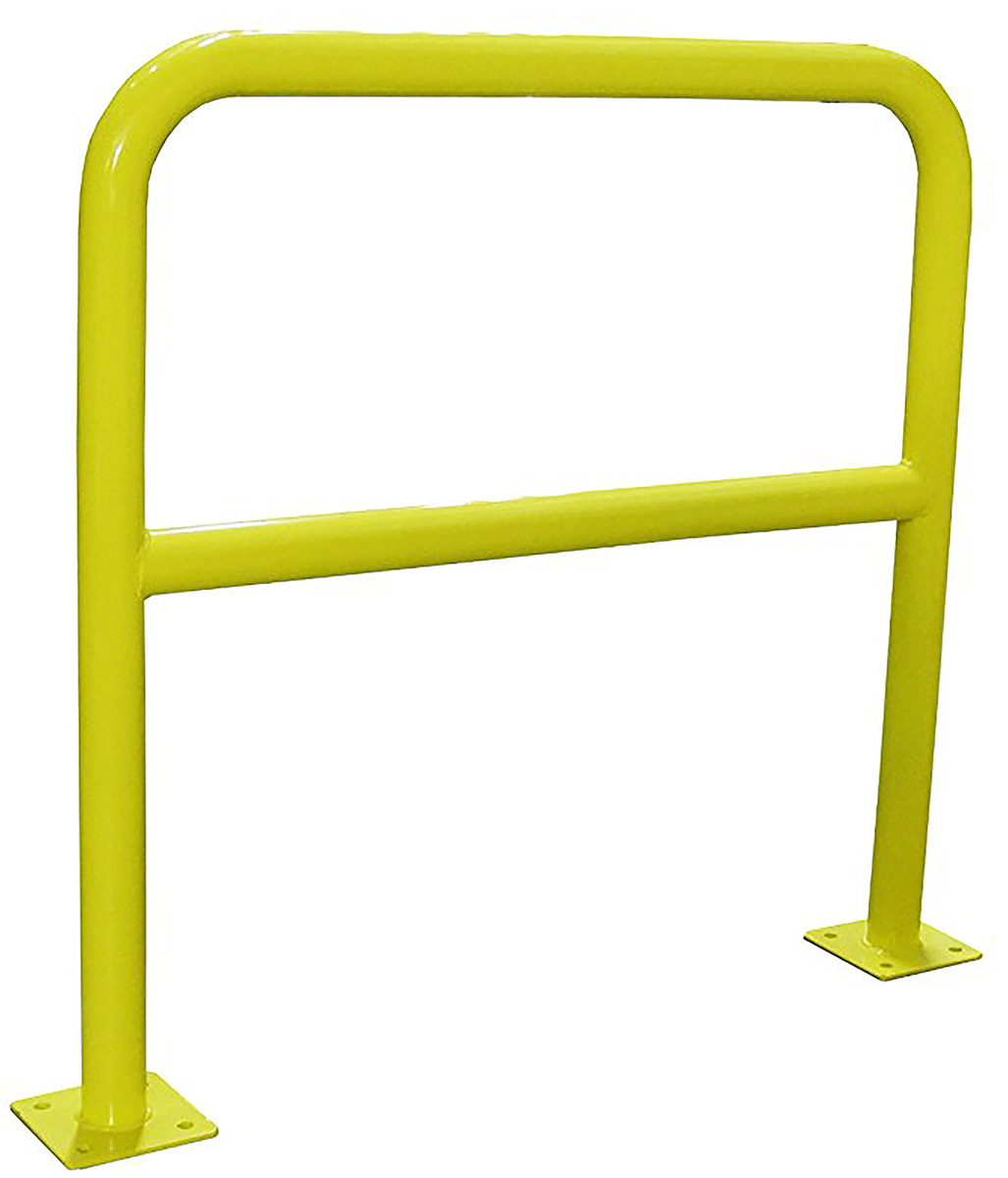 RS PRO Yellow Steel Protection Barrier