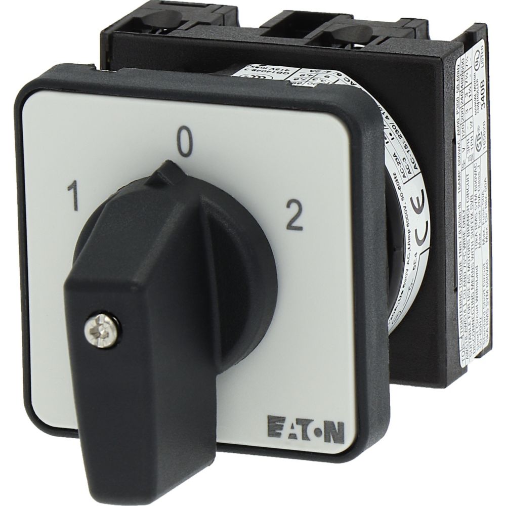 Eaton, SPST 3 Position 60° Changeover Cam Switch, 690V ac, 20A