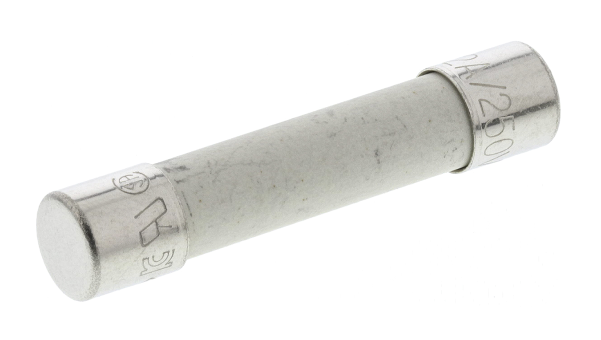 Littelfuse 12A T Ceramic Cartridge Fuse, 6.3 x 32mm