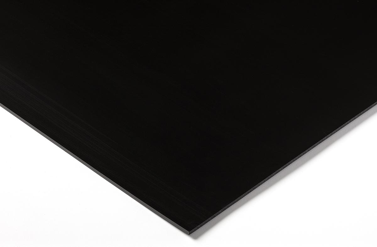RS PRO Black Plastic Sheet, 1000mm x 500mm x 10mm