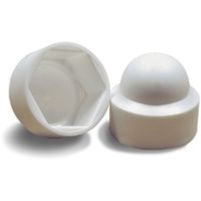 Guitel Hervieu, White PP Hex Nut