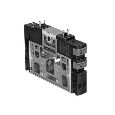 Festo Direct Operated Solenoid Valve CPV18-M1H-2X3-GLS-1/4, 24 V dc G 1/4, G 1/4