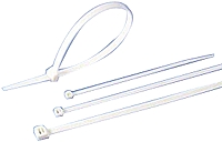 RS PRO Cable Tie, Flame Retardant, 550mm x 12.7 mm, Natural Nylon, Pk-50