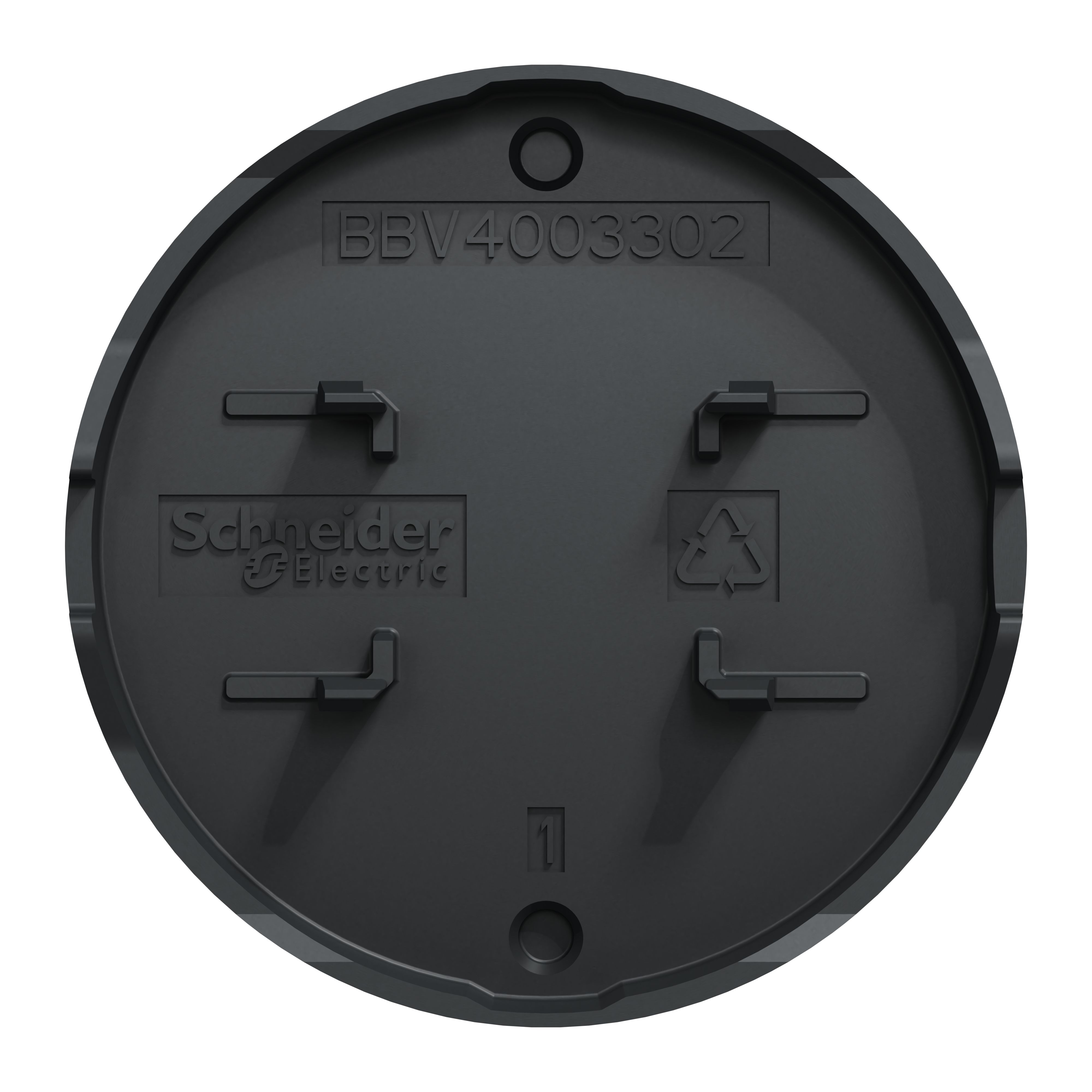 Schneider Electric Anthracite, 1 Gang, Odace