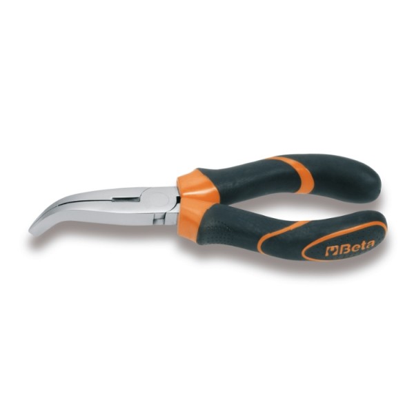 BETA Long Nose Pliers, 160 mm Overall, Straight Tip, 76mm Jaw