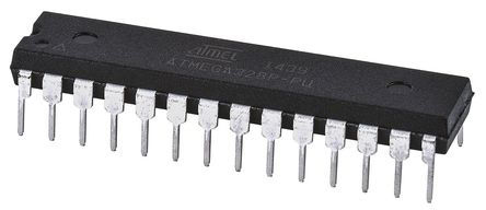 Microchip ATMEGA328P-PU, 8 bit AVR, megaAVR Microcontroller, 20 MHz, 32kB FLASH, 28-Pin PDIP