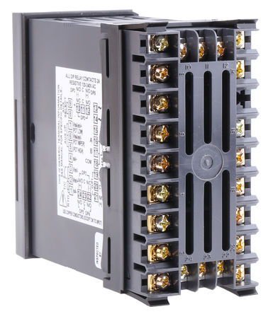 West Instruments P8100+ Panel Mount PID Temperature Controller, 48 x 96mm 1 Input, 3 Output Relay, SSR, 100 →