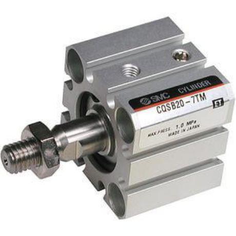 SMC Pneumatic Compact Cylinder - 12 mm Bore, 10 mm CQS Series, Double Acting Acting