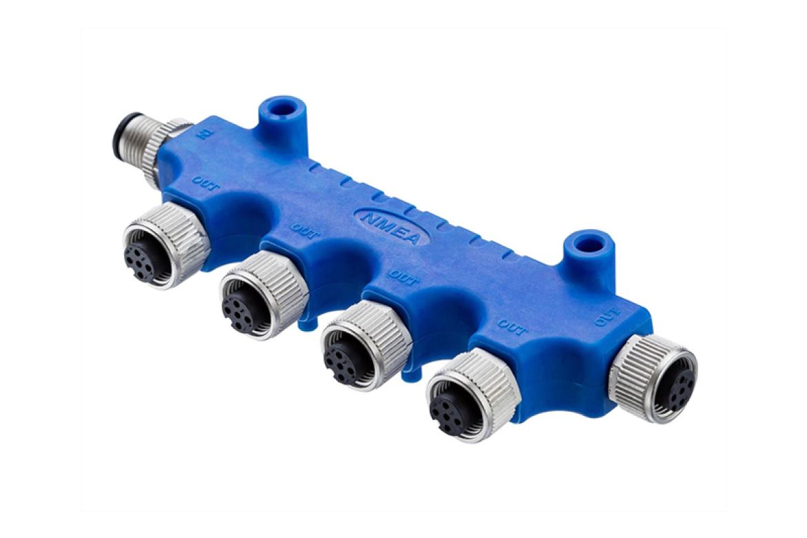 Amphenol Industrial Industrial Circular Connector, 5 Contacts, Threaded, Plug, Socket, Male/Female, IP68, NMEA 2000