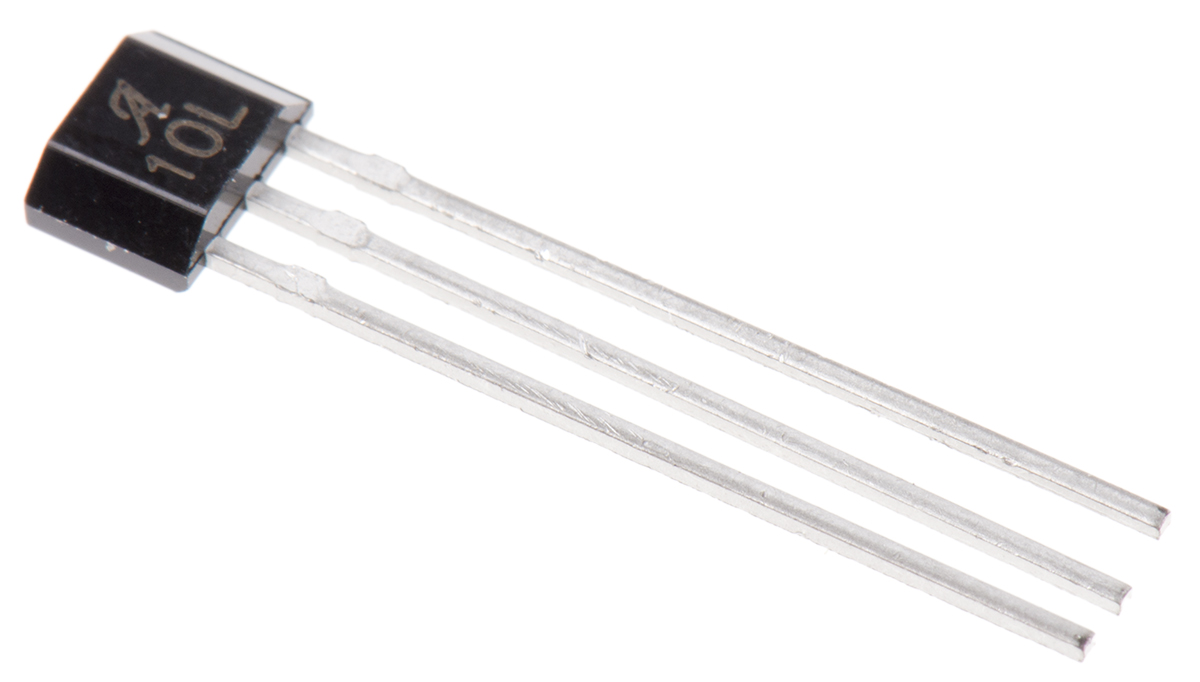 Allegro Microsystems 1-Axis Through Hole Hall Effect Sensor 3.8 V 24 V, Ultra Mini SIP, 3-Pin