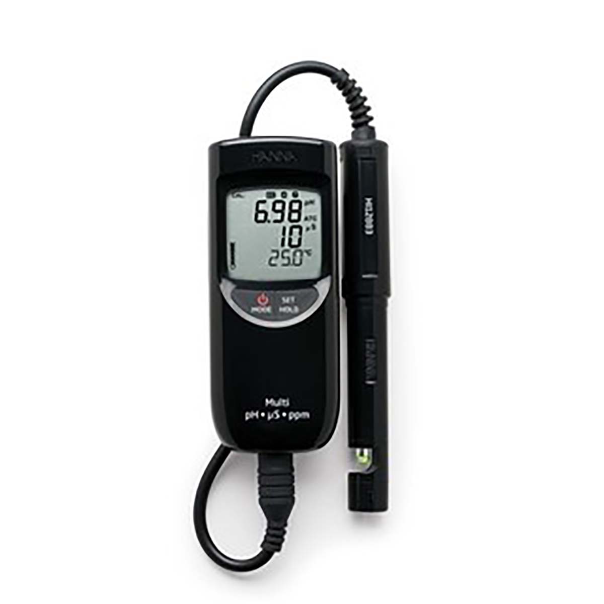 Hanna Instruments HI 991300 pH Meter, ±0.01pH Accuracy, 0.01pH Resolution, 14pH Max, +60 °C Max