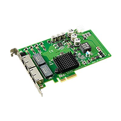 4 Port PCIe PCI Express x4 Network Card, 10/100/1000Mbit/s
