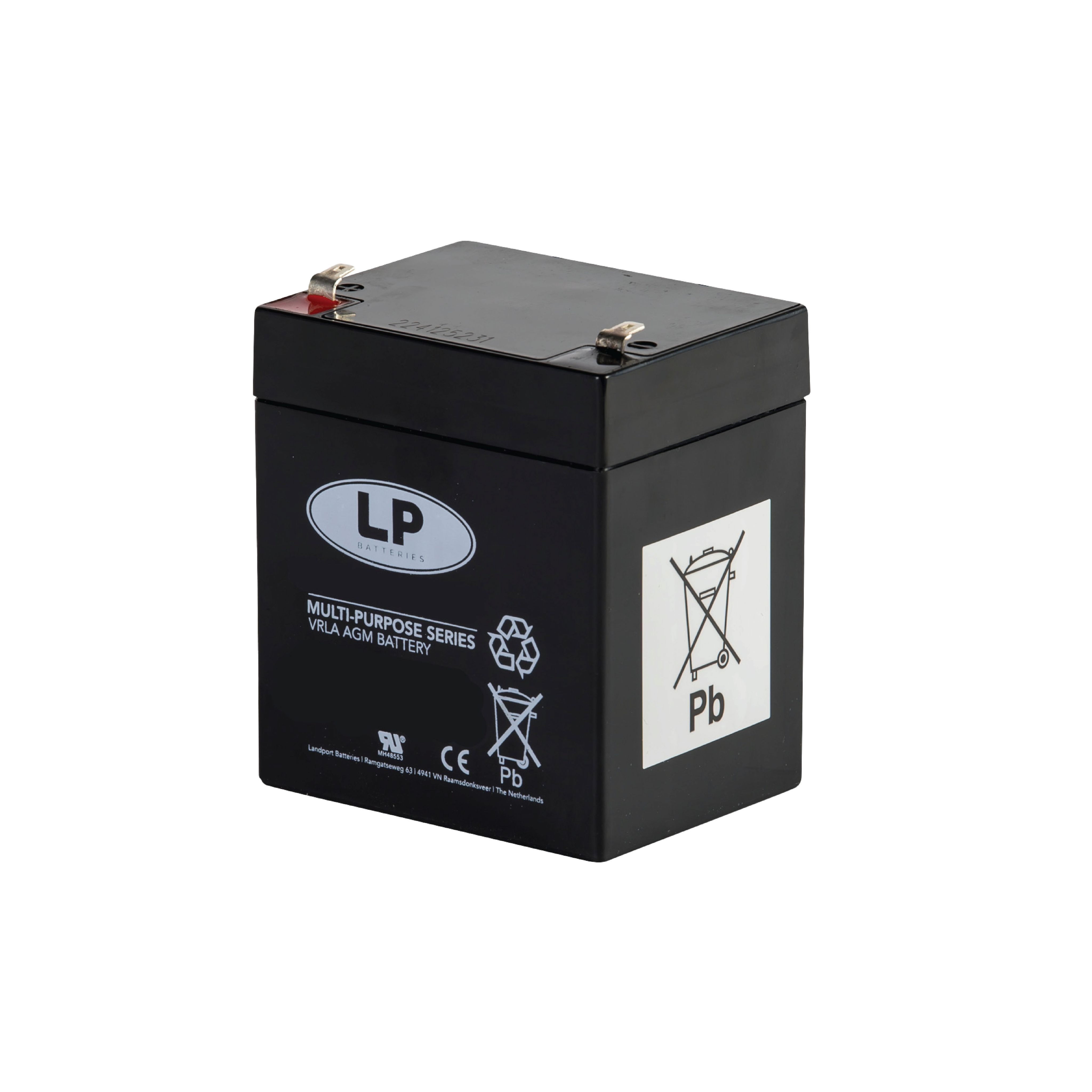 Landport Batteries 12V T1 Lead Acid Battery, 7Ah