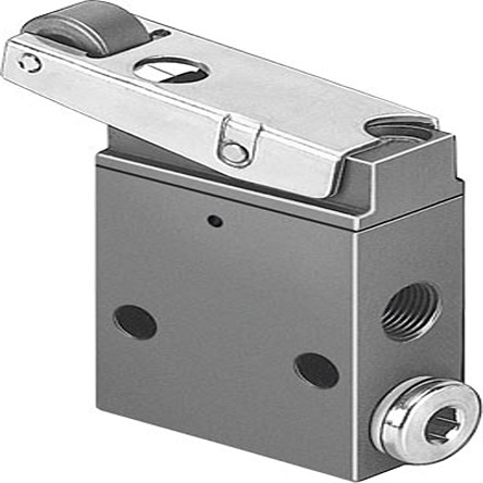 Festo Roller Lever 3/2 Way Valve, Monostable Mechanical Valve ROS Series, G 1/8, G 1/8, 2270