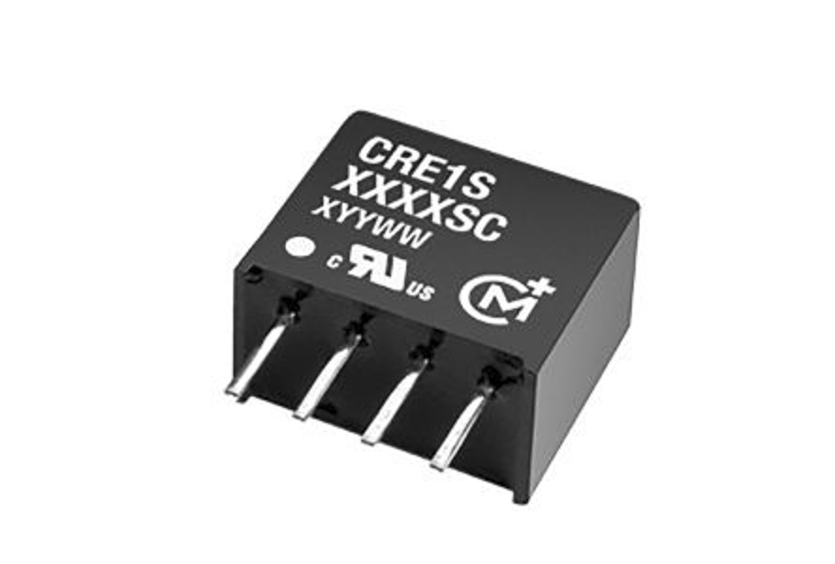 Murata Power Solutions CRE1 DC-DC Converter, 15V dc/ 67mA Output, 4.5 → 5.5 V dc Input, 1W, Through Hole, +85°C