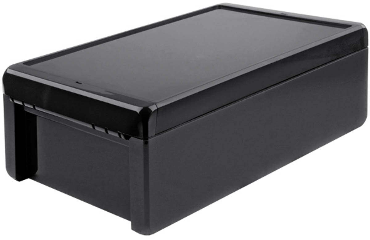 Bopla Bocube Series Graphite Grey Polycarbonate V0 Enclosure, IP66, IP68, IK07, Graphite Grey Lid, 271 x 170 x 90mm