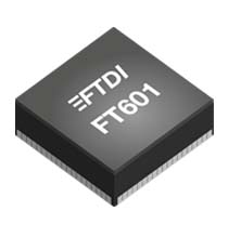 FTDI Chip FT601Q-B-T, USB Bridge IC, 2-Channel, 480 Mbps, 5Gbit/s, USB 2.0, USB 3.0, 3.3 V, 76-Pin QFN