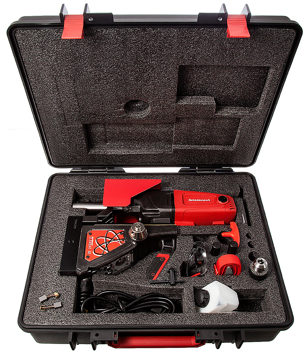 Rotabroach 230V Corded Magnetic Drill, Type F - Schuko plug, Type G - British 3-pin