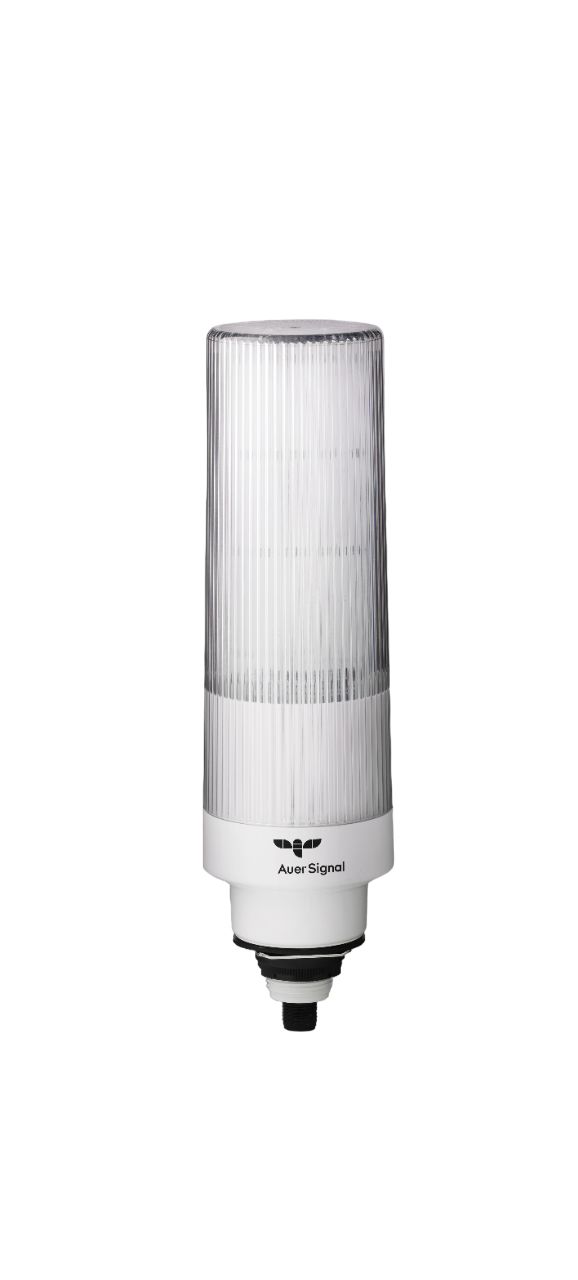 AUER Signal MT60 Series Green, Red, Yellow Signal Tower, 3 Lights, 24 V dc, M22 With 5-pin M12 Connector