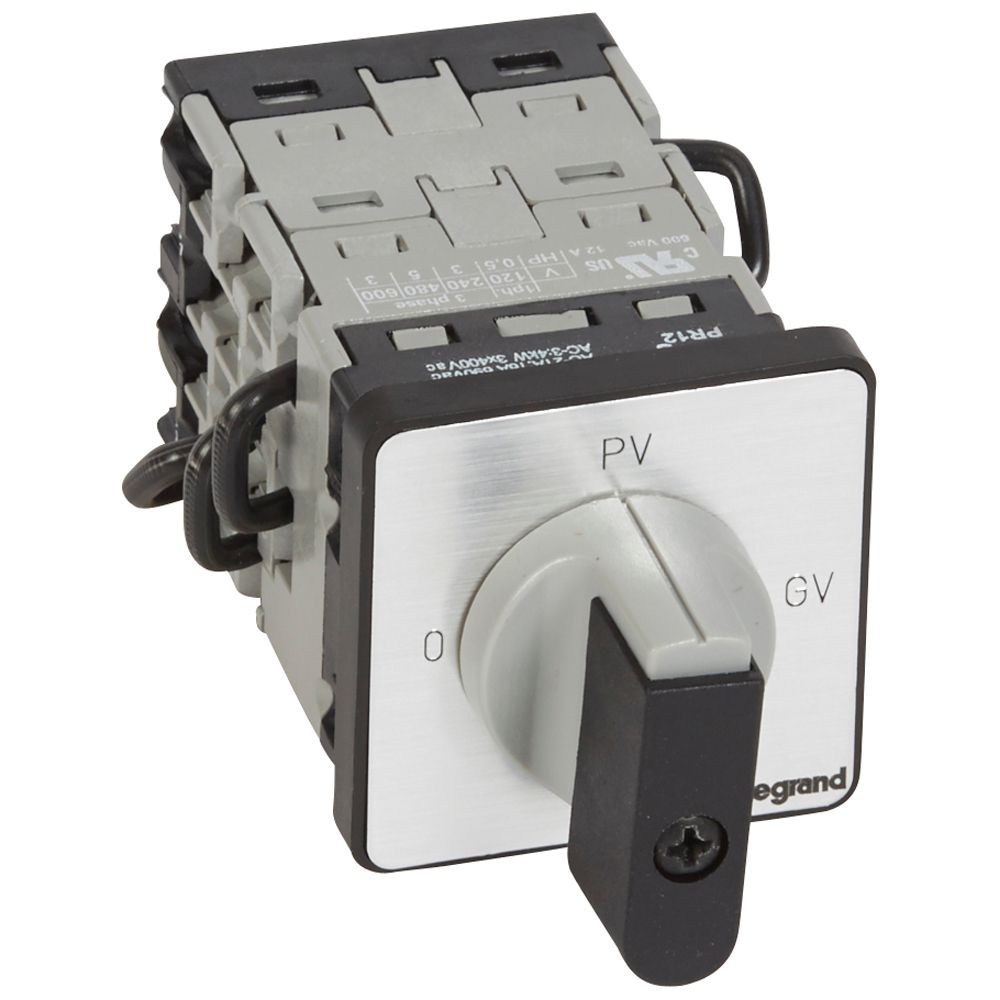 Legrand 3 Position 90°, 690V (Volts), 16A
