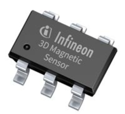Infineon 3-Axis Surface Hall Effect Sensor 2.8 V 24 V, I2C, TSOP, 6-Pin