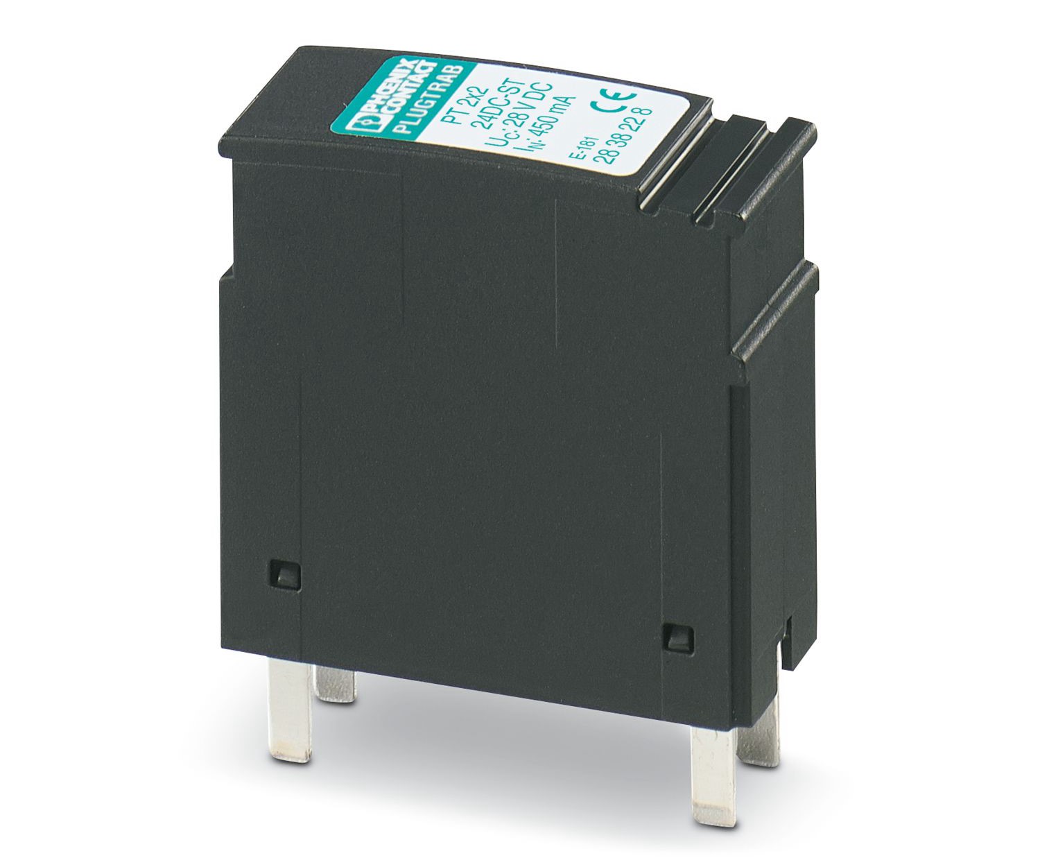Phoenix Contact, PT 2X2-24DC-ST Surge Protection Plug Surge Protector
