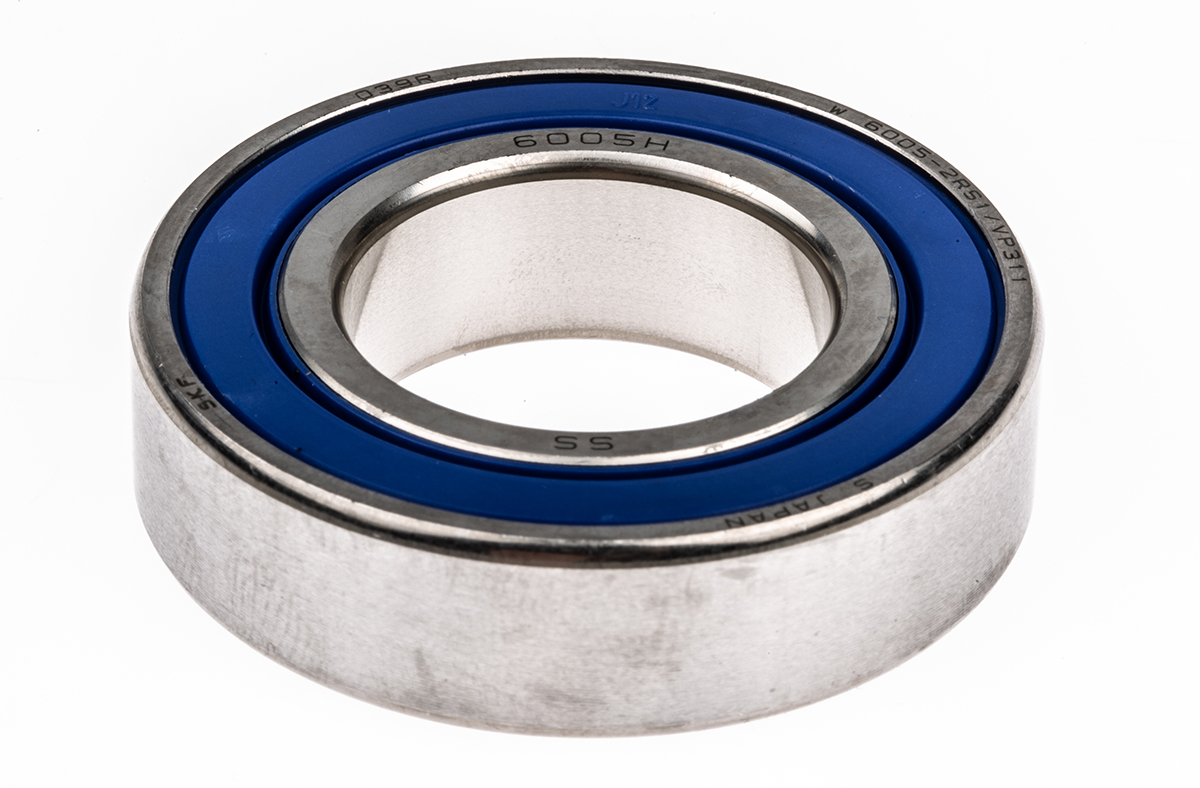 SKF W 6005-2RS1/VP311 1 Row Ball Bearing - 25 mm ID, 47 mm OD