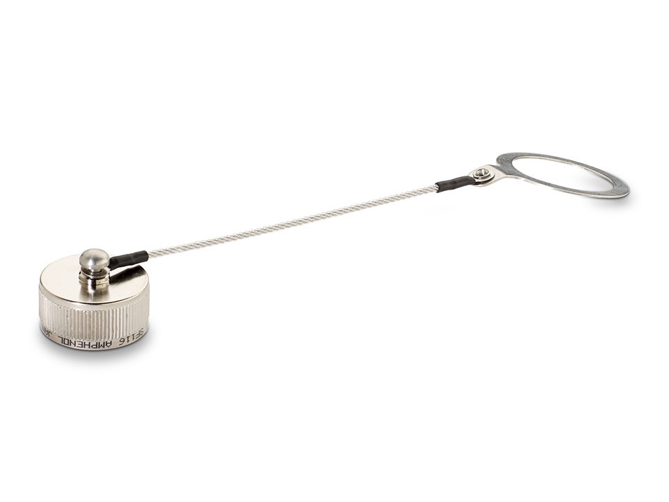 Amphenol Air LB VG MIL-DTL-38999 Receptacle Circular Connector Dust Cap, Shell Size 18mm IP67 Rated