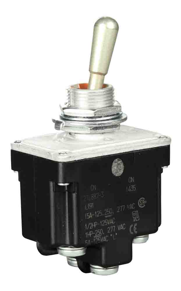 Honeywell Toggle Switch, On-On, DPDT, Screw Terminal, 28 V