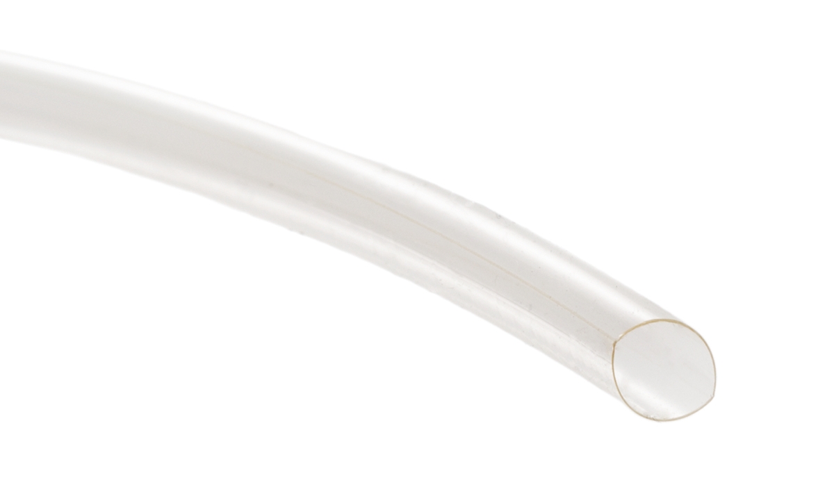 TE Connectivity Heat Shrink Tubing, Clear 4.8mm Sleeve Dia. x 1.2m Length 2:1 Ratio, RT-375 Series