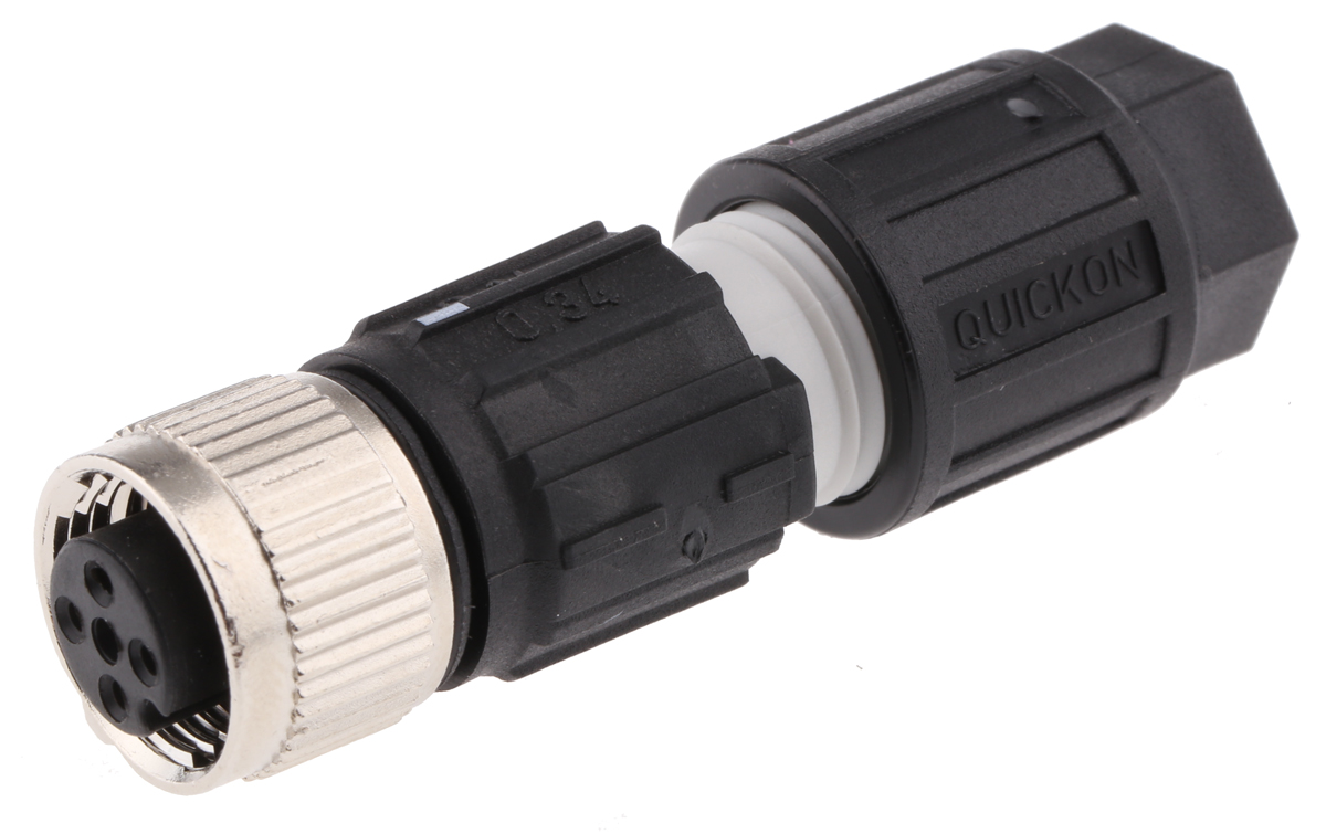 Phoenix Contact Circular Connector, 4 Contacts, M12 Connector, Socket, Female, IP65, IP67