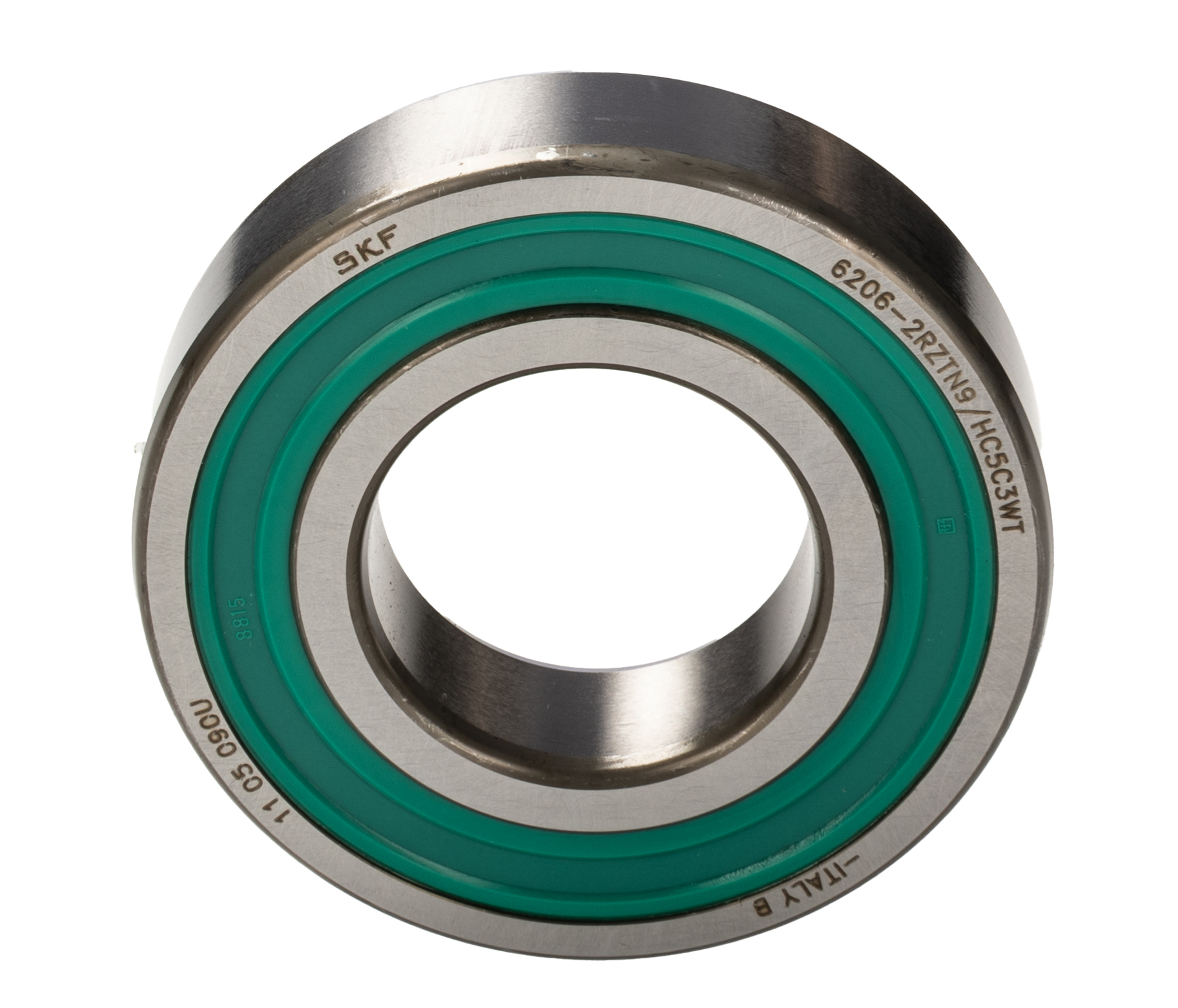 SKF 6206-2RZTN9/HC5C3WT 1 Row Ball Bearing - 30 mm ID, 62 mm OD
