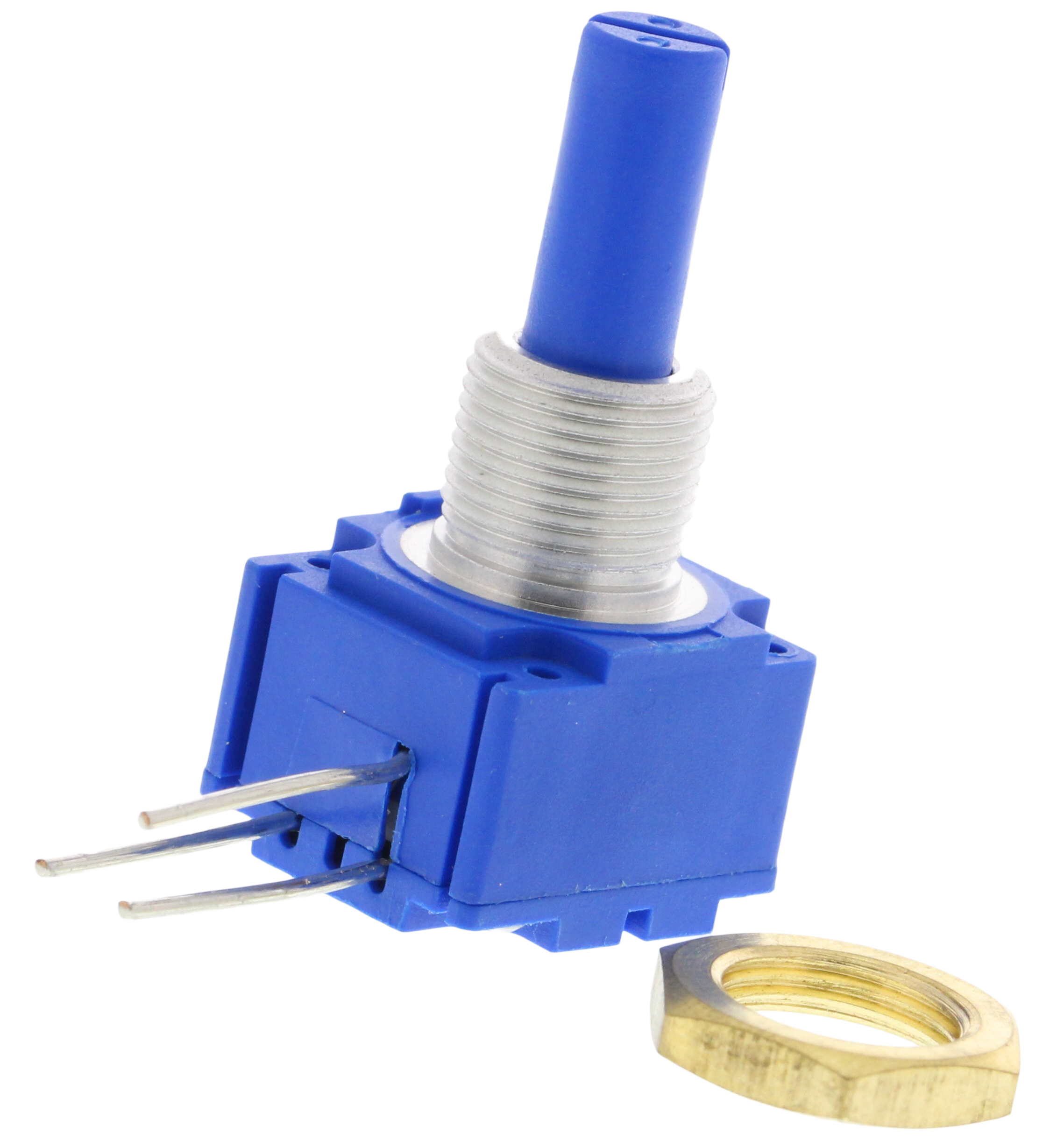 Bourns 93 1kΩ Rotary Potentiometer 1-Gang, Panel Mount (Through Hole), 93R1A-R22-A10L