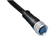 Brad from Molex Female 4 way M8 to Male Free End Sensor Actuator Cable, 2 m