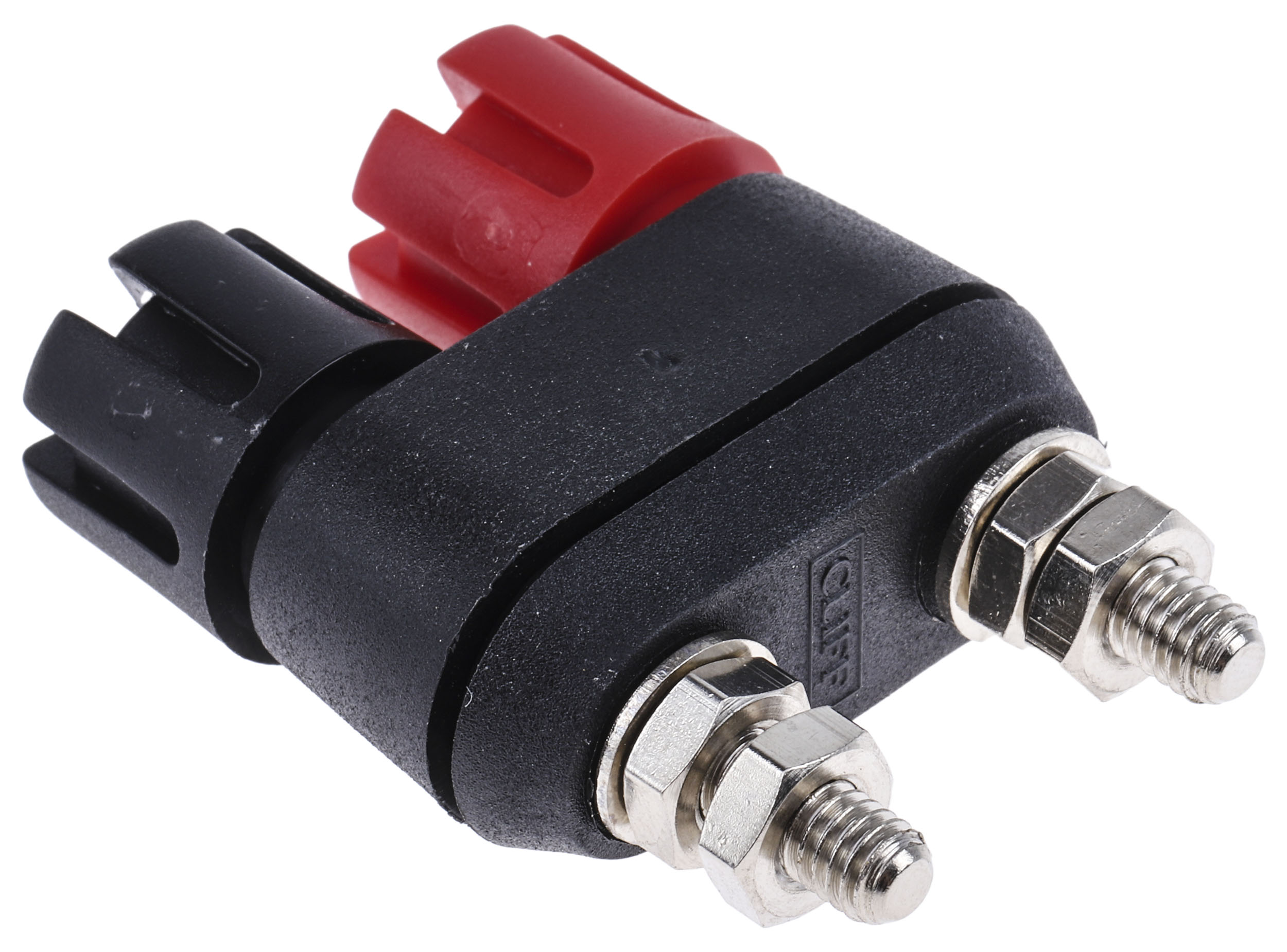 RS PRO 4mm Black, Red Terminal Post, 30A, 2BA Thread