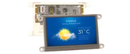 4D Systems gen4-ESP32-43T TFT LCD Colour Display / Touch Screen, 4.3in, 800 x 480pixels