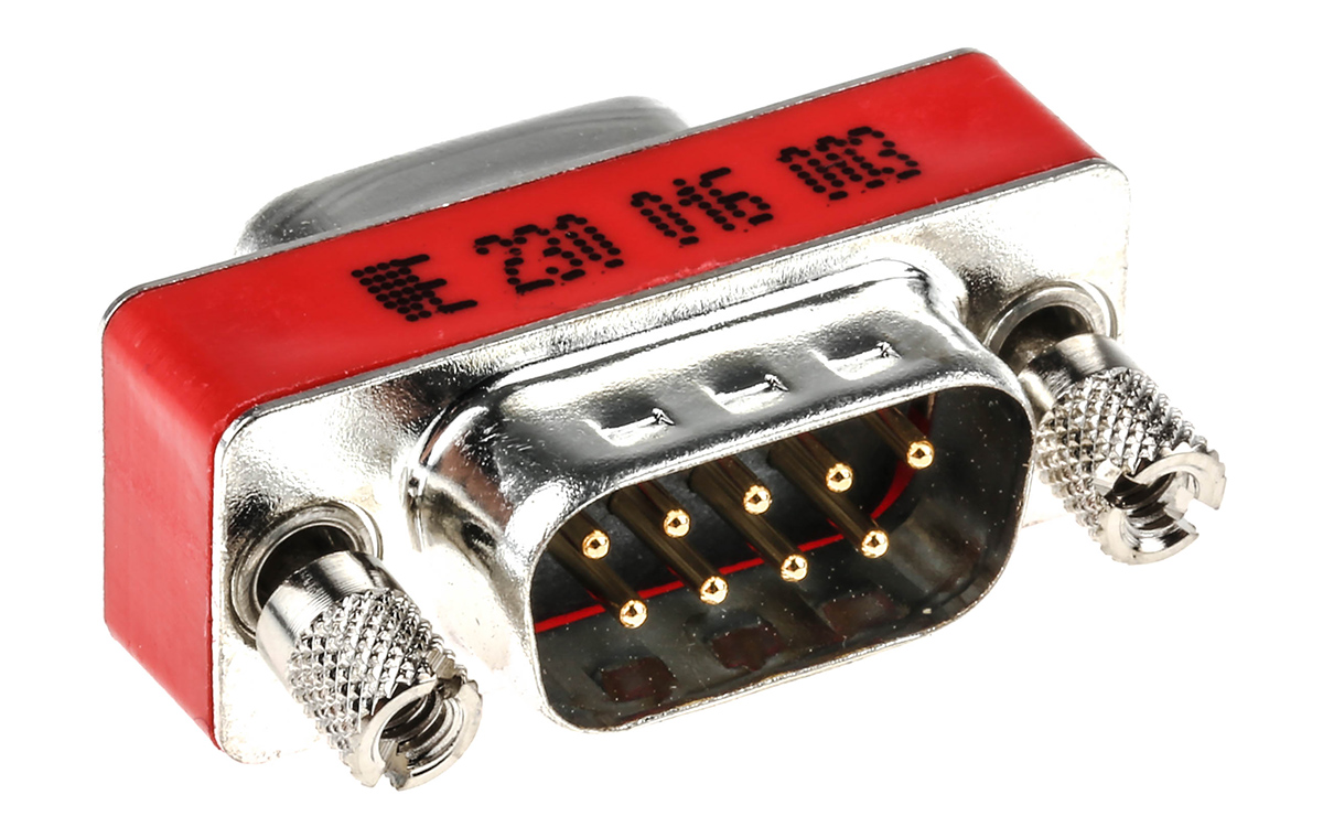 Wurth Elektronik D Sub Adapter Male 9 Way D-Sub to Female 9 Way D-Sub