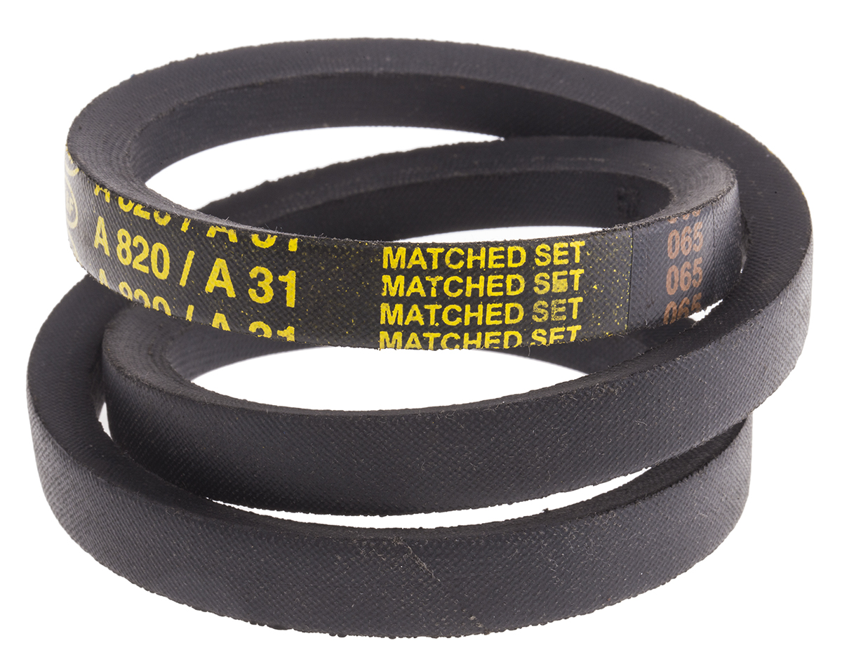 RS PRO Drive Belt, belt section A, 787mm Length