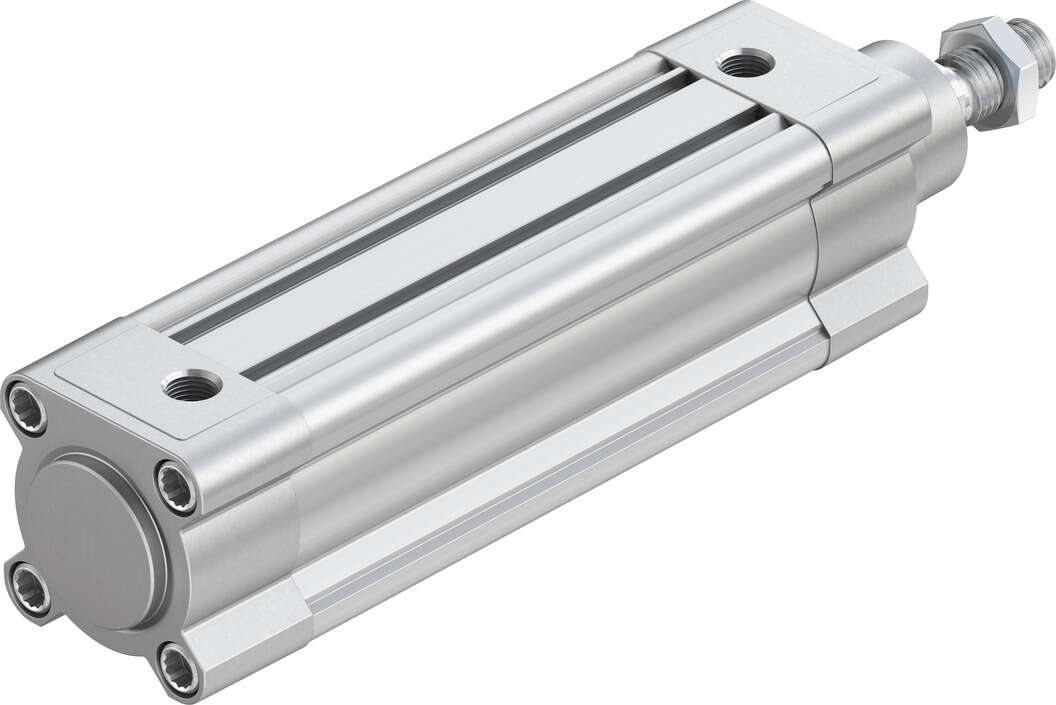 Festo Pneumatic Piston Rod Cylinder - 1366953 50 mm Bore, 125 mm DSBC Series, Double Acting Acting
